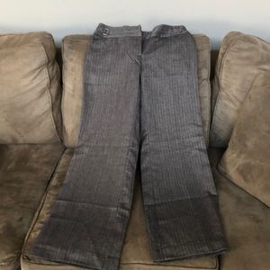 Brown tweed dress pant